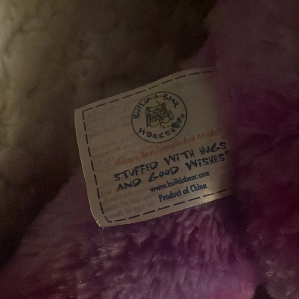 purple and pink tie dye build a bear - Picture 4 of 6
